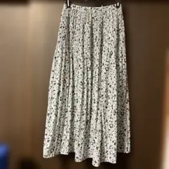 Samansa Mos2 Blue プリーツスカート (訳あり)