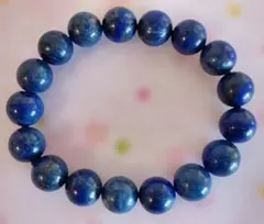 福*也様 本日おすすめ商品！ラピスラズリ ビーズブレスレット約12ｍｍｍ珠子17