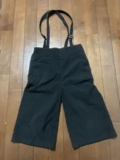GU キッズ サロペット ブラック 110