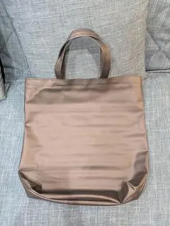 トートバッグ　ハンドメイド　シンプル　合皮　黒