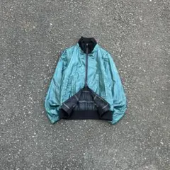 90s vintage ナイロンジャケット ベンチレーション 裏チェック2WAY