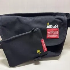 Manhattan Portage スヌーピー ショルダーバッグ ポーチ付