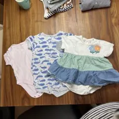 春夏 70 女の子 ロンパース まとめ売り