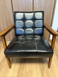 カリモク60 合成皮革1人掛けソファ（11/22まで）