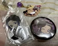 鬼滅の刃 胡蝶しのぶ 缶バッチ ガチャ アクリルキーホルダー アクスタ アクキー