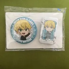 松野千冬　缶バッジ「タイトーくじ 東京リベンジャーズ 聖夜のぷち決戦」