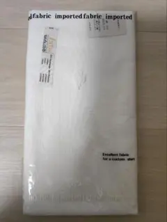 Erba ホワイト生地 コットン65% ポリエステル35%