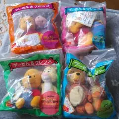 【未開封コンプ】プーさん&フレンズ ぬいぐるみ4種セット