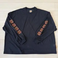 【新品】SEE SEE シーシー 袖ロゴ メッシュ ロングスリーブTシャツ Lのサムネイル