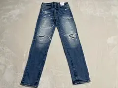 アメリカンイーグル　スーパースキニーダメージジーンズ　ライトブルー　新品未使用
