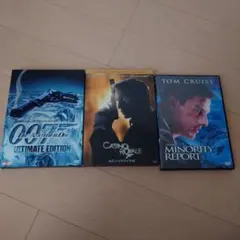 007 カジノ・ロワイヤル ＋007ダイアナーザーデイ＋マイノリティーリポート