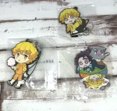 鬼滅の刃　我妻善逸　ラバーストラップ　ラバスト　一番くじ　ばんちょうこう