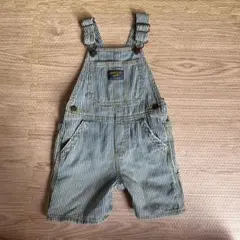 OshKosh B'gosh オーバーオール　ヒッコリー　ショートオール