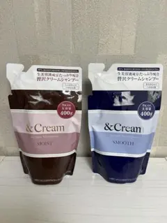 ＆Cream クリームシャンプー 詰め替え 400g×3つ - メルカリ
