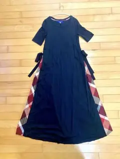 BLUE LABEL CRESTBRIDGE 半袖ロングワンピース 38