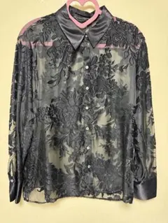 ZARA シースルーシャツ