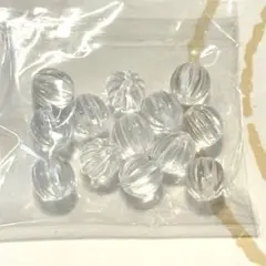 透明プラスチックビーズ 13個セット