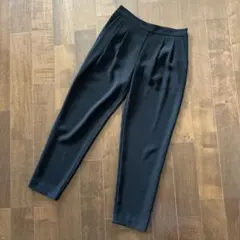 LOUNIE★ルーニィlounieブラック プリーツ スラックス38M★美品
