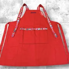 未使用　PERSON'S 赤 エプロン 国旗デザイン