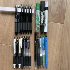 【未使用品】三菱uni JETSTREAMボールペン 3色単色 ７本セット他各種
