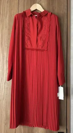 【タグ付き未使用品】セルフォード　プリーツワンピース