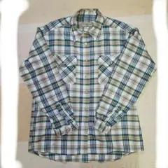 美品 INTER RISMO メンズ 長袖 チェックシャツ