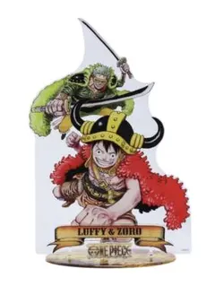 『ONE PIECE』アクリルGIGAフィギュア　ルフィ＆ゾロ アクリルGIGAフィギュア ルフィ ゾロ(定期購読者限定) - メルカリ