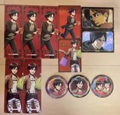 進撃の巨人 エレン 缶バッチ オーロラアートコレクション 購入特典しおり