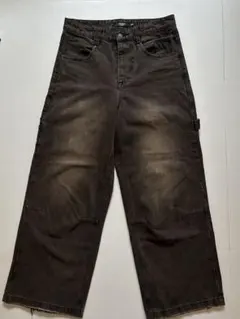 JADED LONDON ブラウン ファー付きパンツ スタッズ装飾 最新トレンドを取り入れた「JADED LONDON(ジェイデッドロンドン