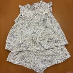 BeBe 花柄 100cm セットアップ