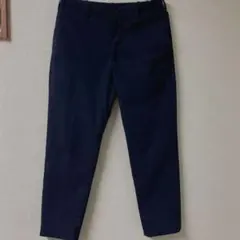 【UNIQLO】ユニクロ　EZYアンクルパンツ　ネイビー