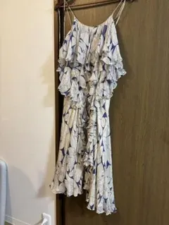 JILL STUART フリル花柄ワンピース サイズ0