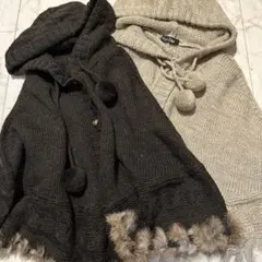 平成ギャル フェアリーグランジ 森ガール 姫カジ コケット ポンチョ ケープ