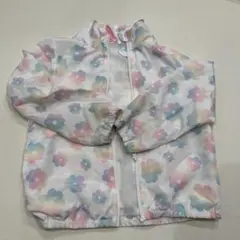120㎝　風除け花柄コート