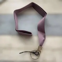 スマホショルダーストラップ くすみパープル