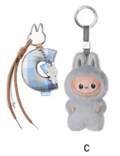 せ*ー様 POP MART PIN FOR LOVEラブブ イニシャル 【Ｃ】セ