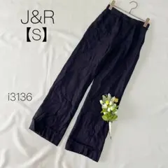 カジュアルパンツ　ウール100% ボトムス　日本製　ジェイアンドアール　混【S】