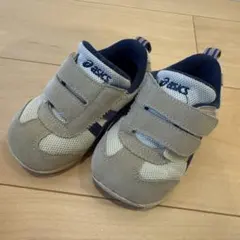 アシックス　スクスク　ベビーシューズ　ベージュ14cm