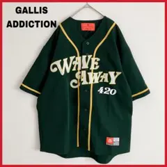 GALLIS ADDICTION ベースボールシャツ ゲームシャツ Mのサムネイル