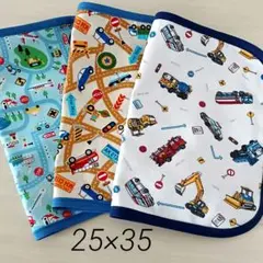 はたらく車⭐車柄　ランチョンマット25×35 ランチマット　給食ナフキン　幼稚園