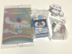 シナモロール　チョコボックス　めじるしアクセサリー　ミニフィギュア　カード