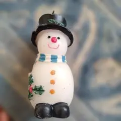 雪だるまキャンドル カメヤマキャンドル　非常用　クリスマス用出荷可能
