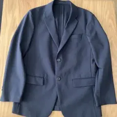 UNIQLO 感動ジャケット ウールライク　ネイビー