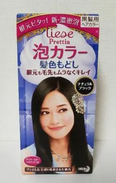 リーゼ 泡カラー ナチュラルブラック 黒色もどしのサムネイル