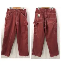 US古着 ボルドー ペインターパンツ ワークパンツ ヴィンテージ 76