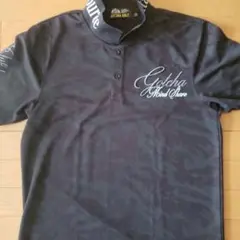 Gotcha Golf ポロシャツ L ブラック カモフラージュ