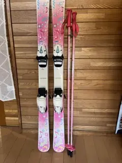 スキーの3点セット ピンクで揃えました。 - メルカリ