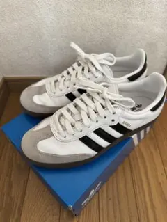 adidas Samba ホワイト/ブラック スニーカー