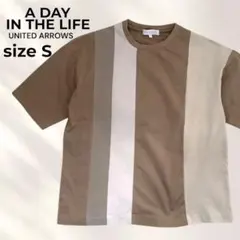 A DAY IN THE LIFE クレイジー切替デザインTシャツ S 男女兼用のサムネイル