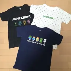 UNIQLOユニクロ Minecraft Tシャツ 3枚セット サイズ140cm